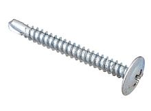 Саморезы с пресс-шайбой для тонких пластин с буром Стройбат 4,2х75 (200 шт) картинка